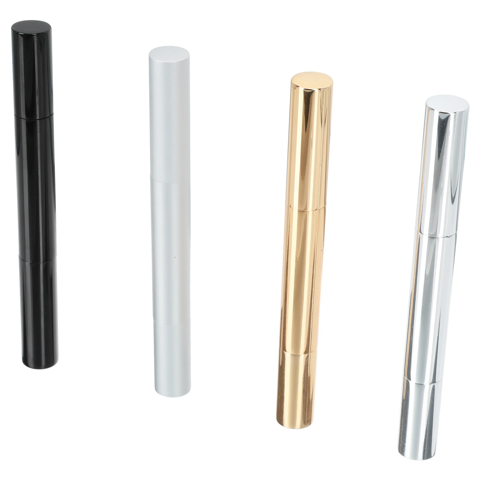 4pcs Rotating Liquid Container Lip Gloss Eyebrow Concealer Dispenser Travel Refillable Applicator Eyeliner Pen Nail