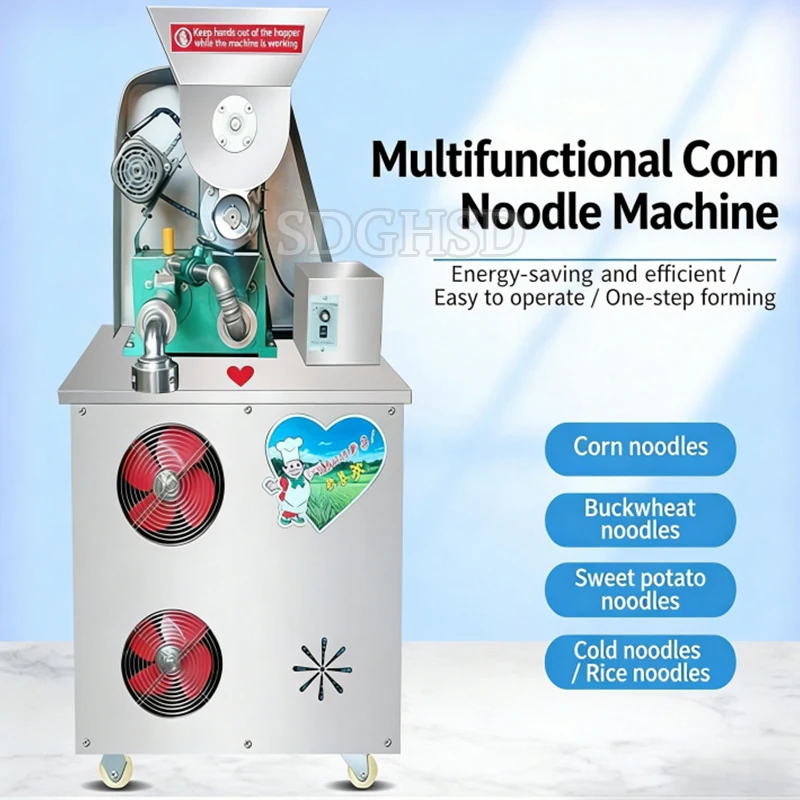 Wide Commercial Electric Noodle Pressing Machine Stainless Steel Pasta Maker Multifunctional Noodle Rolling