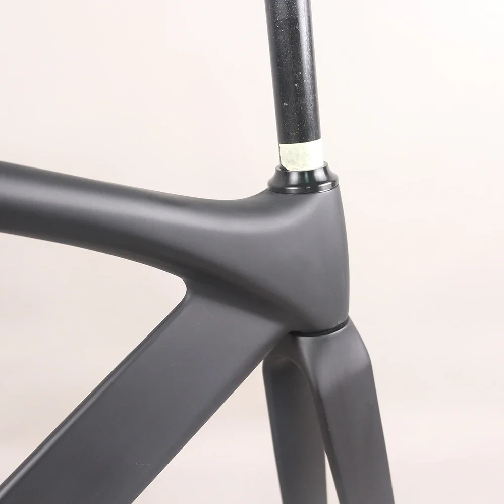 NEW Aero Track Bike Frame Carbon Fiber Bicycle Road Frames Fixed Gear Bicycle Frameset Carbon Frame TR015