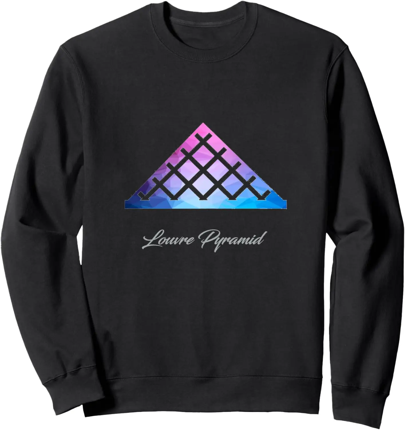 Louvre - Pyramid - Louvre Museum in Paris - Glass Pyramid Sweatshirt