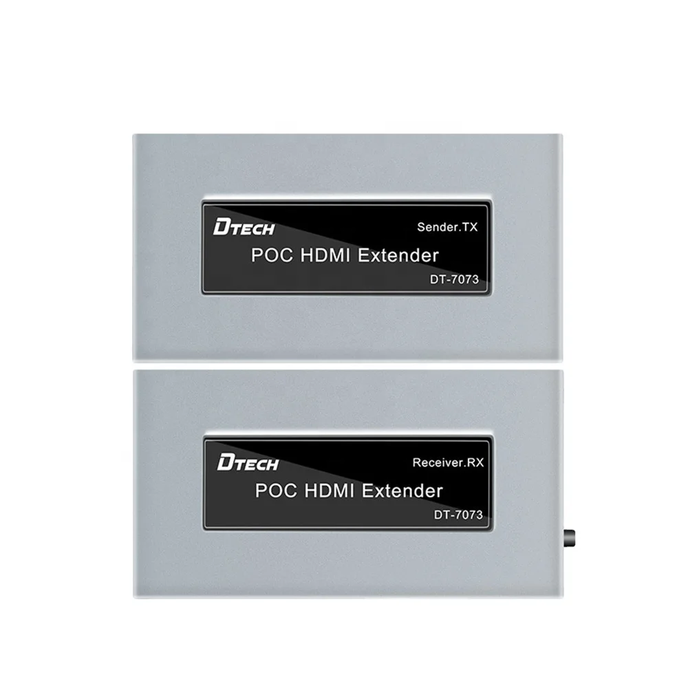 POC HDMI Extender 50M 1080P@60Hz über CAT5e/6e 28AWG DC5V/1A YUV 4:4:4 225MHz/2,5Gbps HDMI Extender für Computermonitor