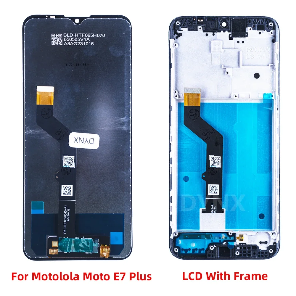 6.5\'\' AAA+ Display For MOTOROLA MOTO E7 PLUS LCD Touch Screen With Frame LCD Assembly Replacement For XT2081-1 XT2081-2 LCD