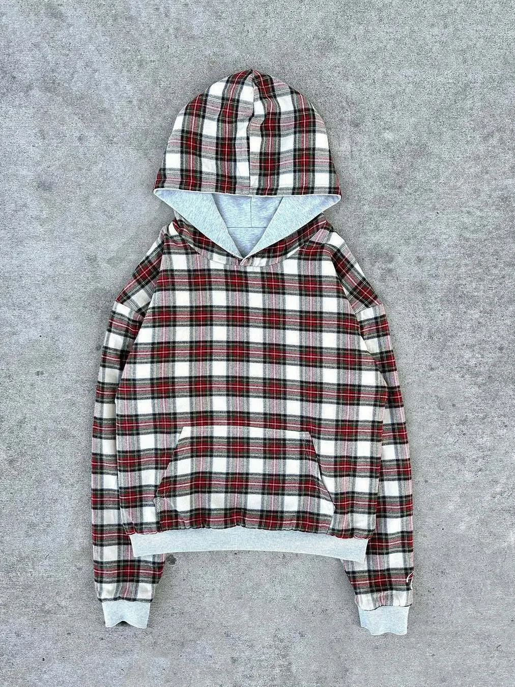 

Трансграничный осенне-зимний новый американский двусторонний винтажный клетчатый повседневный свитер в стиле хип-хоп