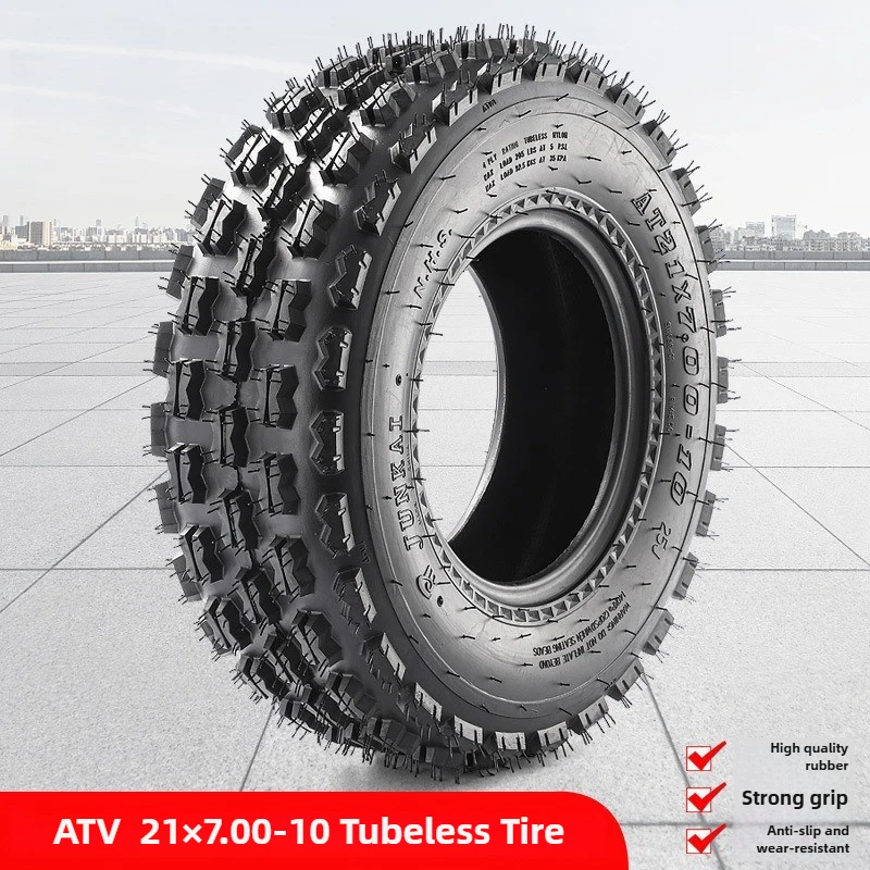 

Four-wheel ATV ATV Accessories 21X7-10 Vacuum Tires Go-kart Golf Cart Butterfly Flower Outer Tires