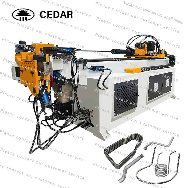 Automatic 3D Metal Exhaust Copper Aluminum Square Round Galvanized Tube Pipe Bending Machine