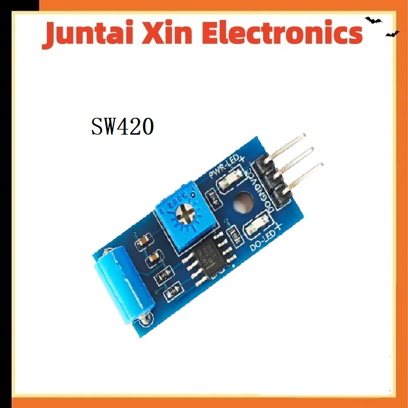 10PCS/LOT SW420 HDX-2 SW-420 Normally Closed Highly Sensitive Vibration Sensor Vibration switch