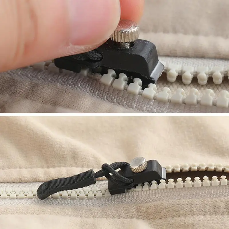 Zipper Head Replacement 10PCS Fix Zip Puller Zipper Replacement Slider Kit Zipper Fix Replacement For Sleeping Bag Jackets