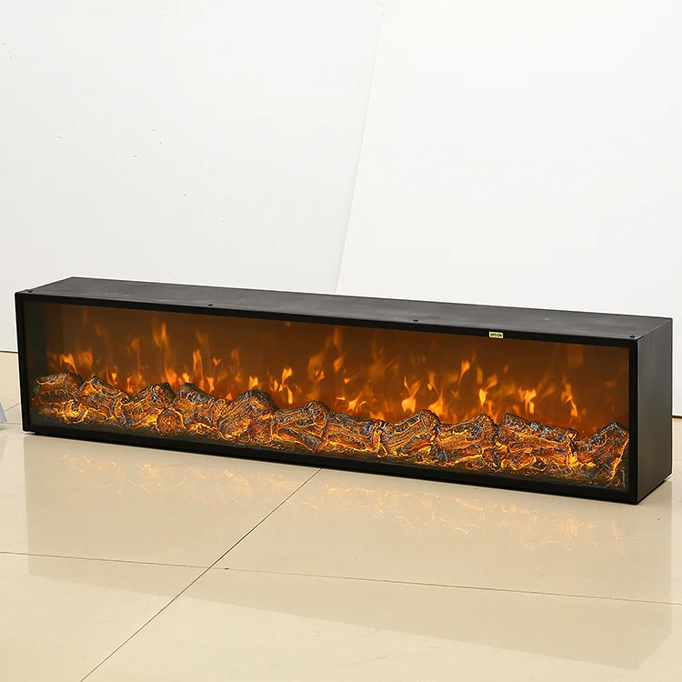 1500mm Modern Electronic Fireplace Remote Control Home Decor Insert Electric Fireplace With Timing Function