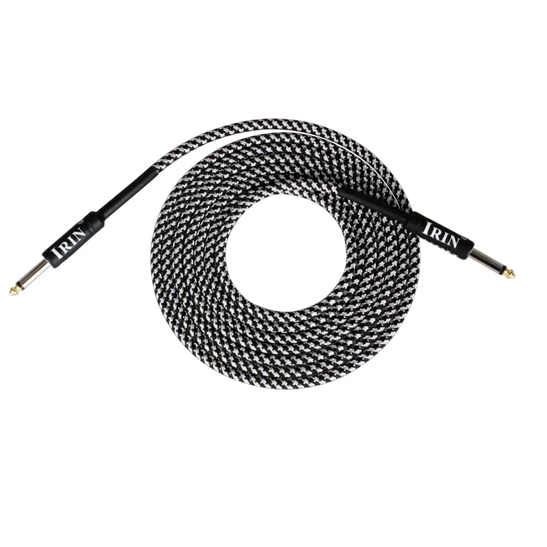 

IRIN Guitar 3M Audio Cable Colorful Nickel Plug Audio Cable for Electric Guitar Electric Bass Amplifiers Guitar Parts Accessory