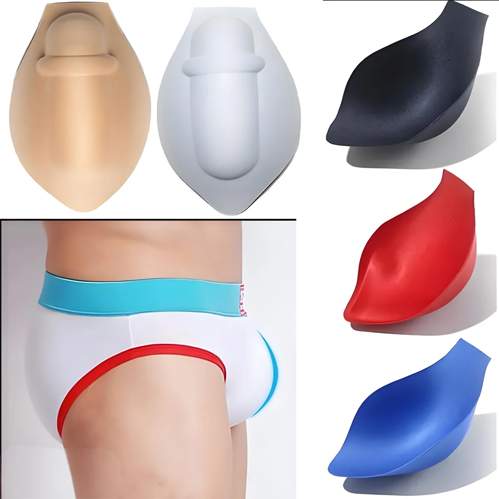 

Новые мужские сексуальные трусики с выпуклостью, увеличивающая чашку, вставка для купальников, нижнего белья, трусов, шорты, губка, подушечка с эффектом пуш-ап