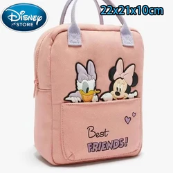 Disney Cartoon Backpack Women's Mickey Mouse Donald Duck Pattern Student School Bag Large Capacity Backpack Girls Shoulder Bag