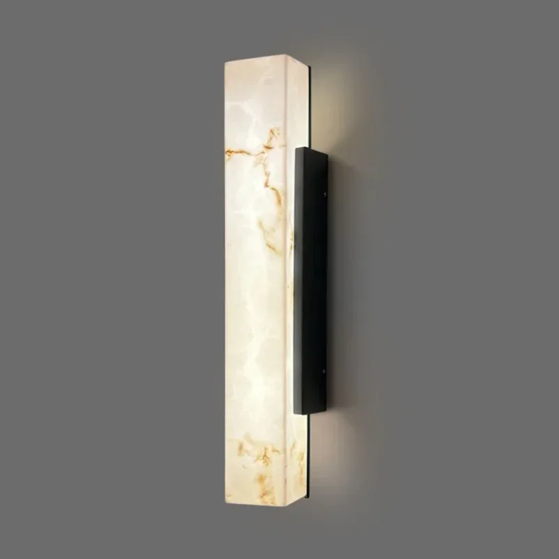 Modern Minimalist Outdoor Waterproof IP65 Lmitated Marble LED Wall Light AC85~265V Stainless Steel Porch Lamp For Street Adorn