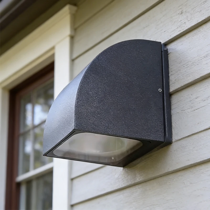 Outdoor Waterproof LED Wall Lights 3000K 2-Year Warranty for Courtyards and Balconies Aluminum Alloy