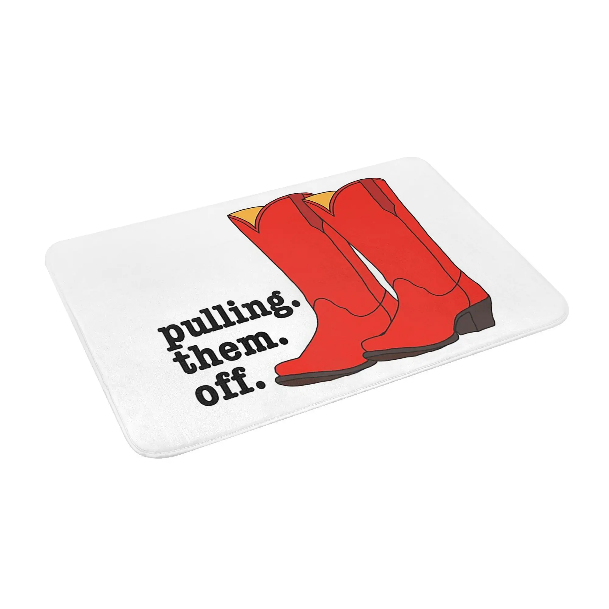 أحذية رعاة البقر تيد من How I Met Your Mother غير قابلة للانزلاق ممسحة أرضية سجادة لمدخل المطبخ وغرفة النوم المنزلية وسادة القدم