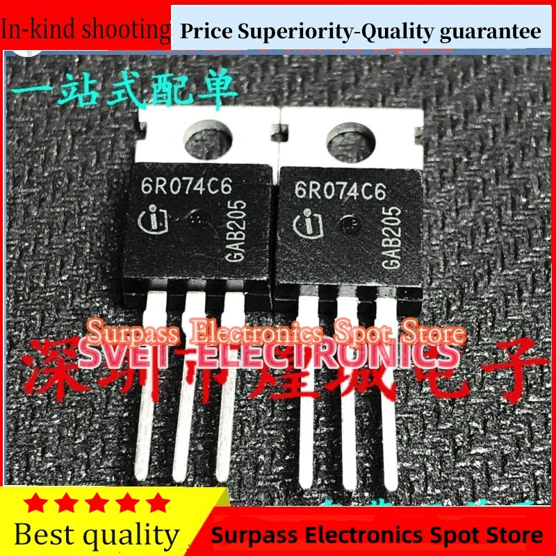 

10 шт.-50 шт. 6R074C6 IPP60R074C6 TO-220 MOS650V 151A оригинал Быстрая доставка