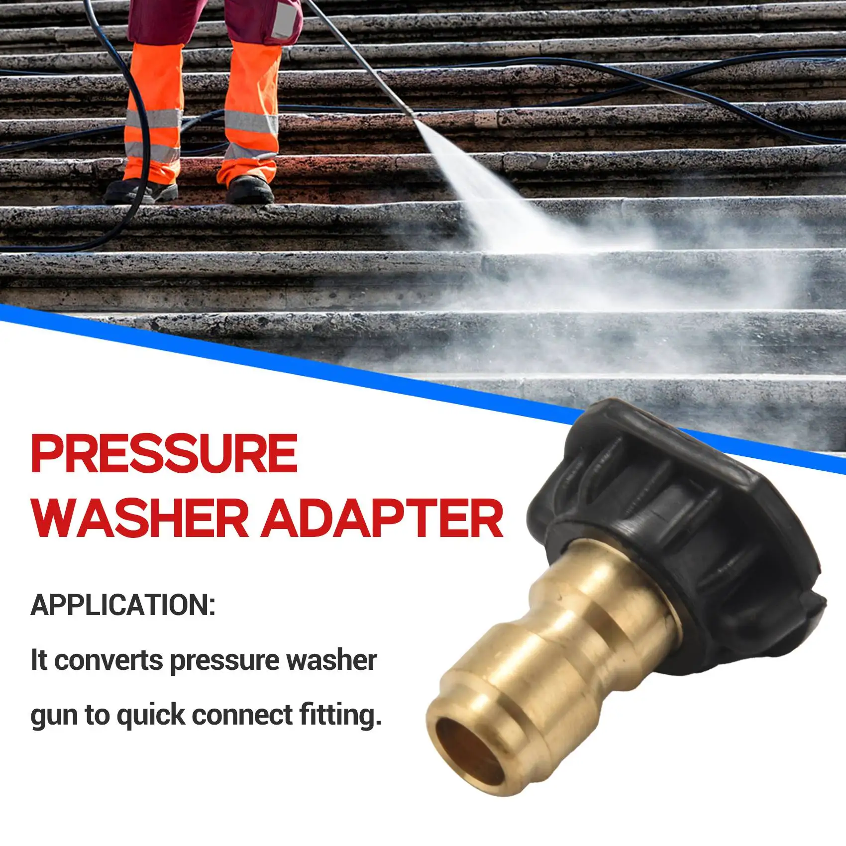 Compatible Pressure Washer Adapter, Only Replacement for K2, , K4, K5, K6, K7, 1/4 Inch Quick Connect