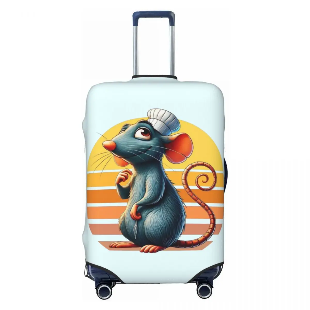

Custom Ratatouille Remy Travel Luggage Cover Washable Suitcase Cover Protector Fit 18-32 Inch