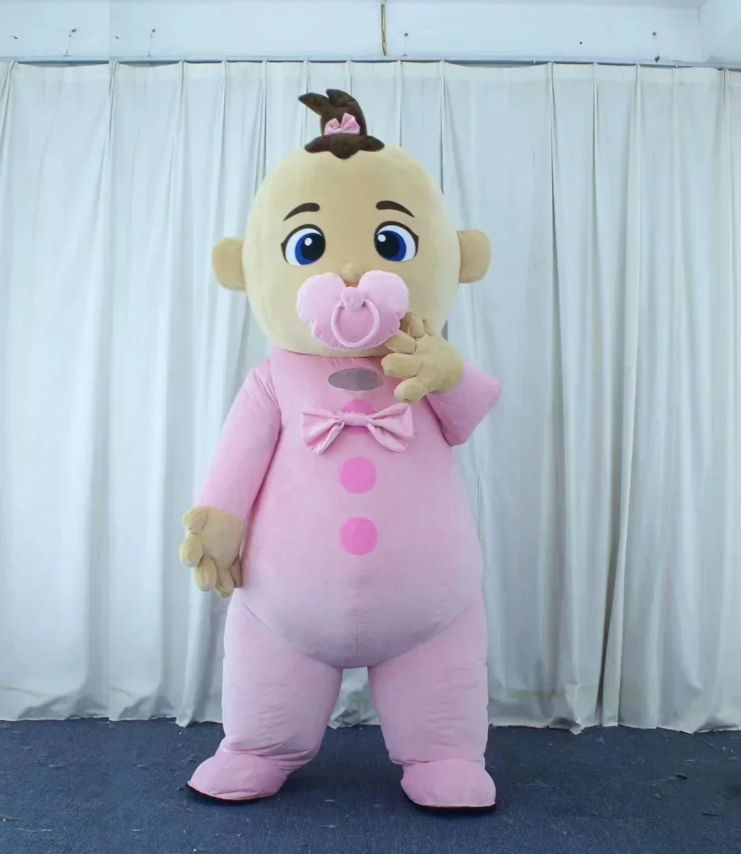 Inflatable Baby Boy Girl Mascot Costume Adult Cartoon Character Outfit Attractive Suit  Gift for Carnival Party Event no battery