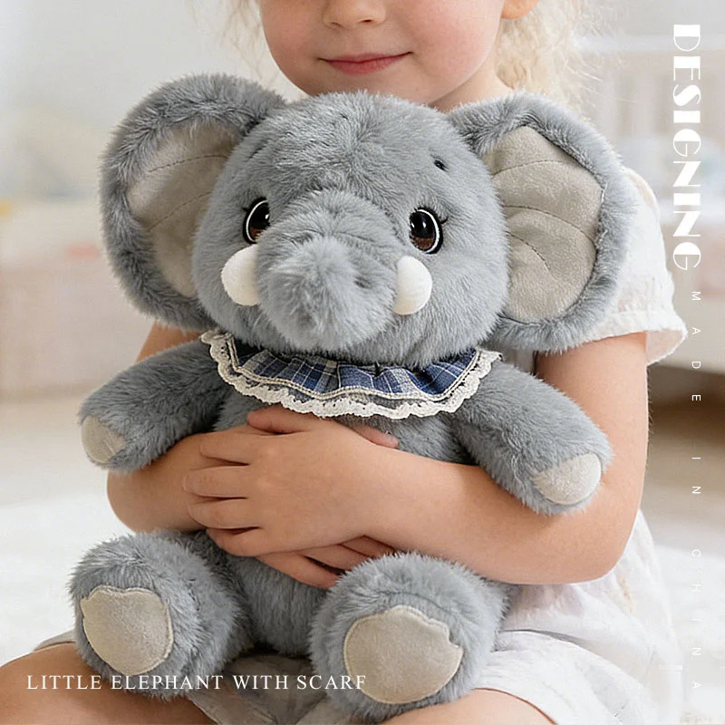 

Cute Elephant Plush Toys Kawaii Stuffed Plush Animals Plushy Hugging Pillow Kids Birthday Gift