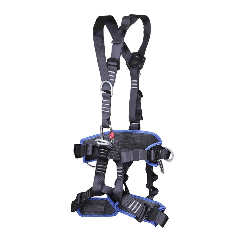 Climbing safety harness mountaineering equipment Adjustable full body safety harness for Aerial work