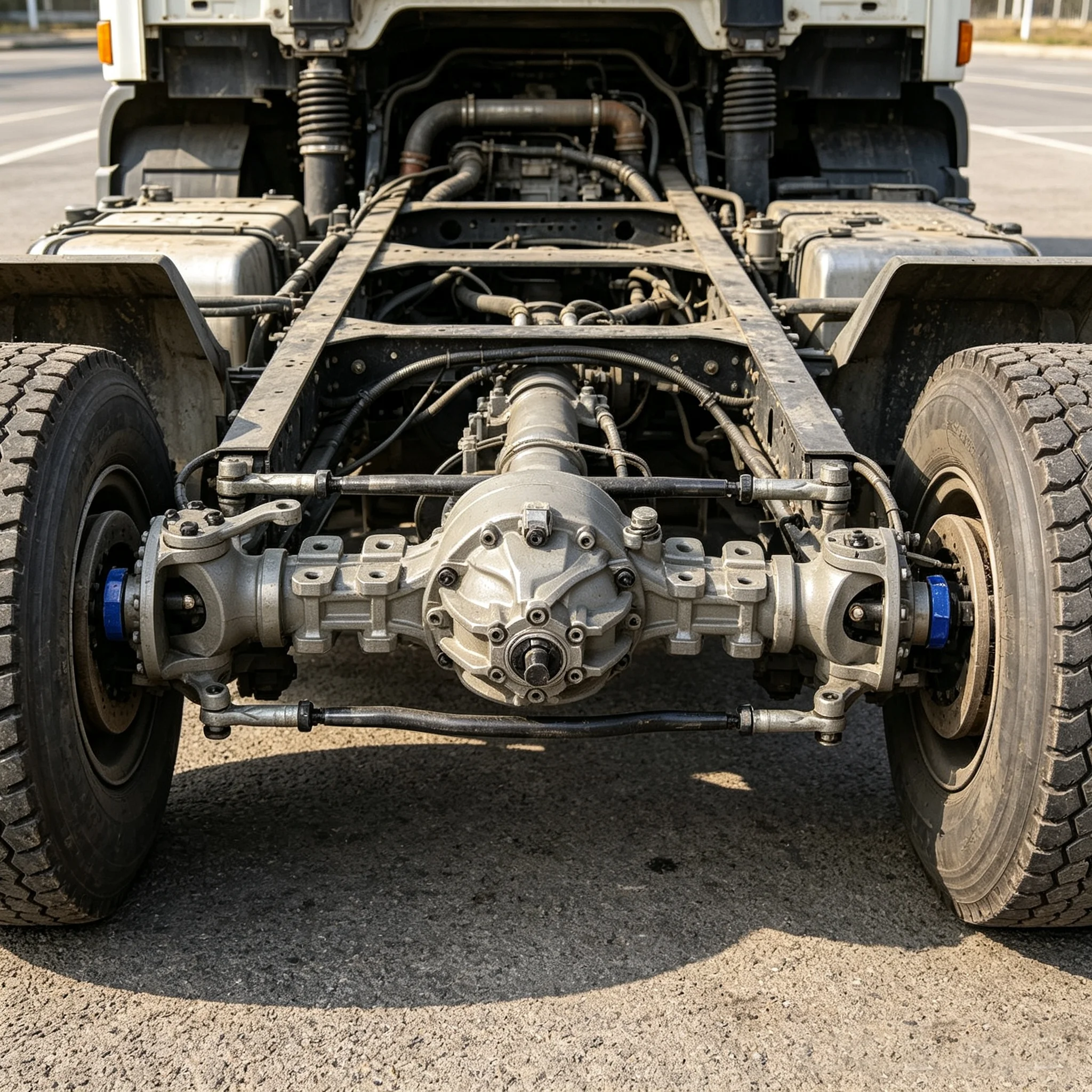 RC 1/14 Metal Front Axle with Differential Lock for Tamiya Hydraulic Excavator Loader Dump Truck for VOLVO Tipper DIY Parts