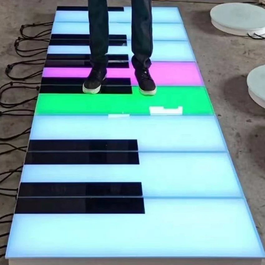 

2025 Best Choice Outdoor Amusement Equipment LED Floor Screens for Parties with Free Accessories