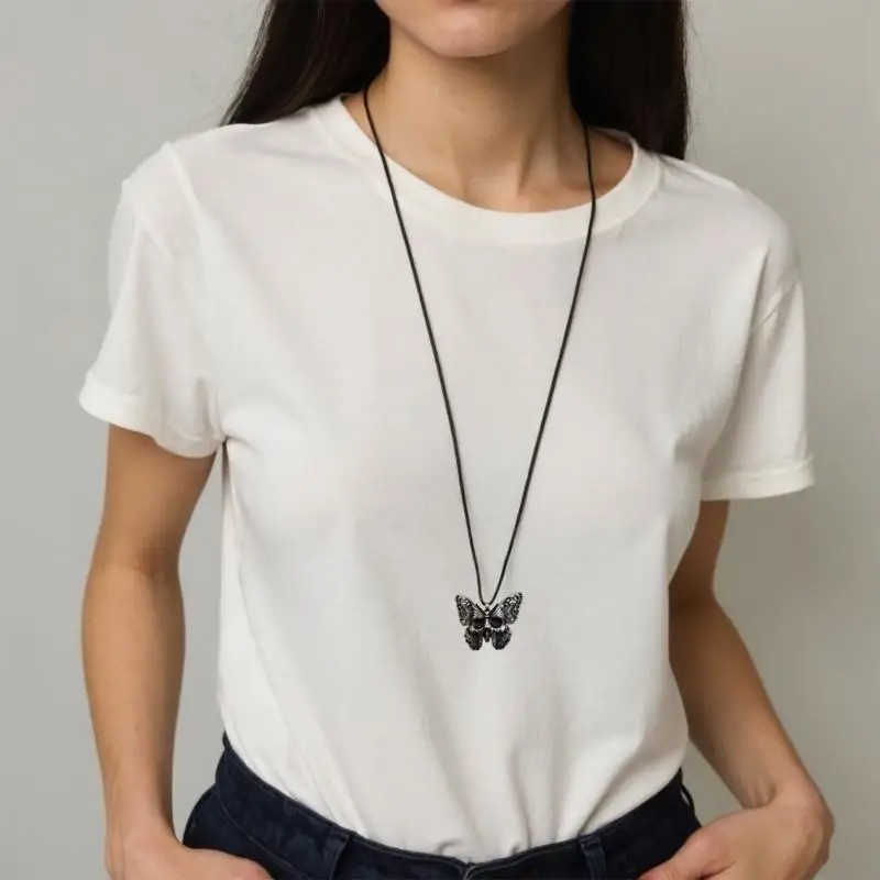 2025 جديد قلادة قلادة جمجمة القوطية قلادة مجوهرات الشرير للنساء هدية الرجال #2