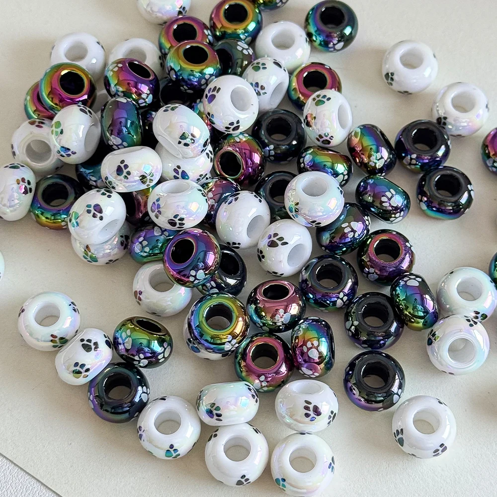 

Cordial Design 200Pcs 9*14MM Acrylic Bead/Aurora Effect/DIY Print Beads Making/Hand Made/Wheel Shape/Jewelry Accessories #18243