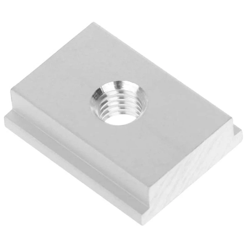 12 stuks T-Slot T-Track Klemmen DIY Houtbewerking Tool, met T-schroef en M8 Plastic Handvat, M8 T-Track Glijmoer T Slot Moer