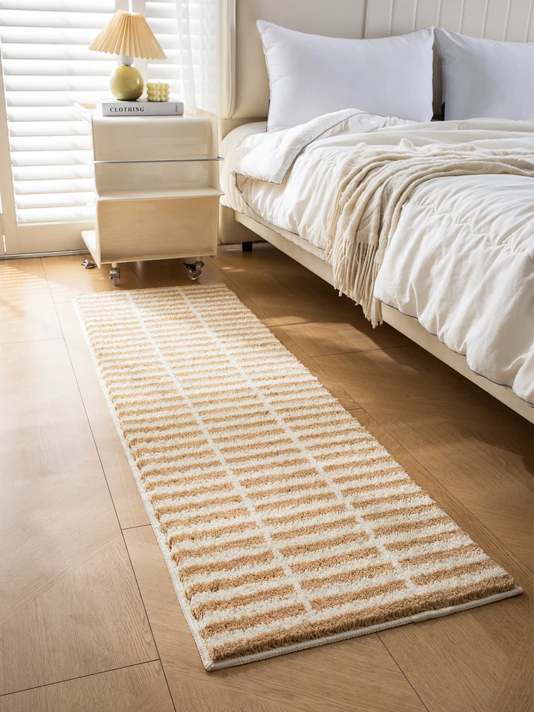 

Утолщенный прикроватный коврик, коврик для ванной, подушка для окна, коврик для дивана, противоскользящий напольный коврик из полиэфирного волокна с геометрическим узором, декор для дома