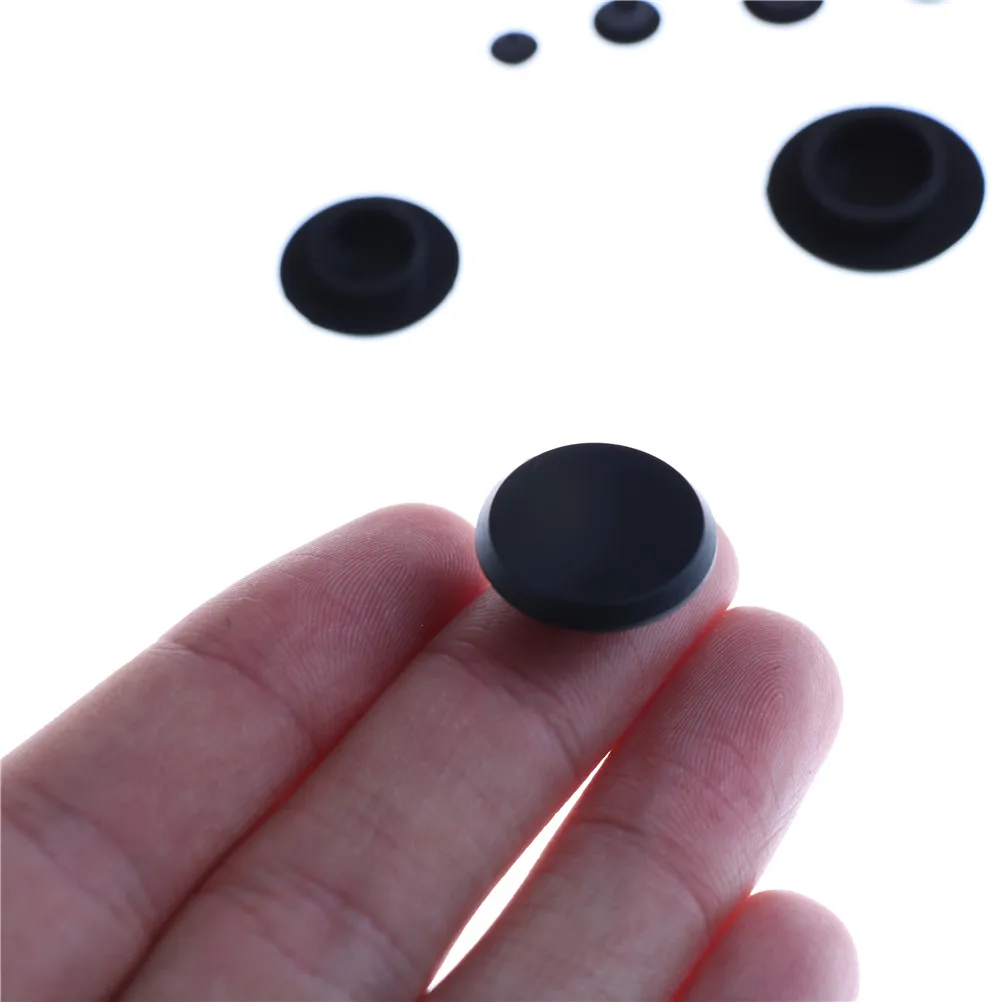 10PCS M5-12 Practical Black Hex Socket Head Cover Caps Fasteners Screws Allen Bolt Screw Nut Round Protector