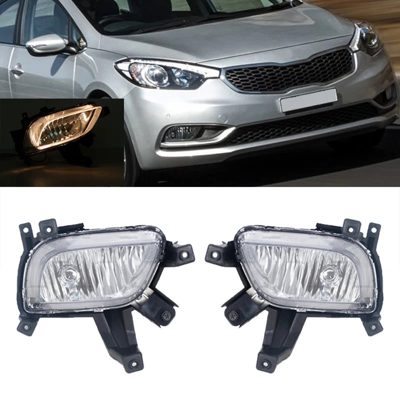 Przedni zderzak, lampa przeciwmgielna do KIA K3 CERATO 2013 2014 2015, zespół lamp przeciwmgielnych, reflektor, światło do jazdy dziennej DRL, 92202A7000 92202A7000