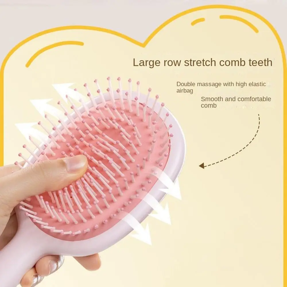 Cartoon Handle Air Cushion Hair Brush Multifunction Fluffy Hair Fluffy Air Bag Comb 360° Massage Light Weight