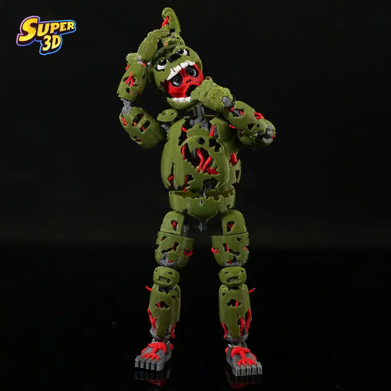 

9l3d Printed Fnaf Freddy Fazbear'S Pizza Springtrap Toys Action Figures Anime Model Lucky13 Dummy13 Titan13 Ornaments Gifts