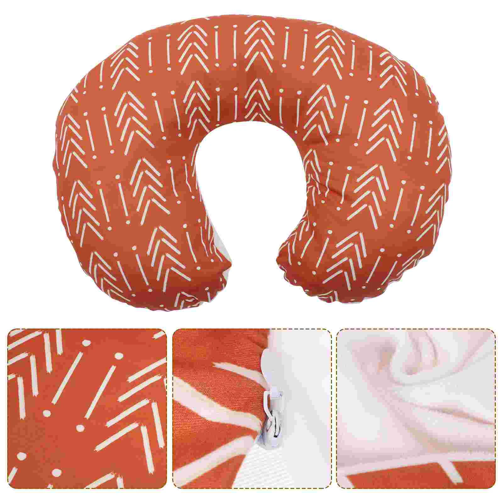 Almohadas tipo tumbona para bebé, funda de almohada para lactancia, funda de alimentación para avión infantil, Chaise Longue 57x46x02cm, lactancia