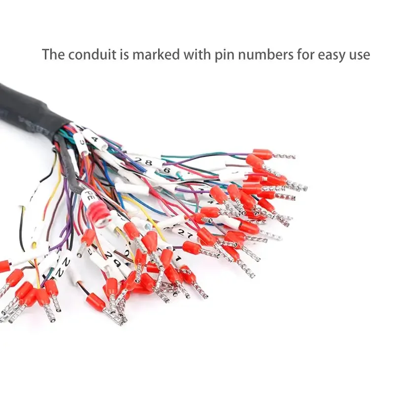 كابل بيانات مؤازر SCSI 20/26/36/50Pin سلك مؤازر مزدوج محمي مضاد للتدخل IO خط التحكم في الإشارة لباناسونيك شنايدر