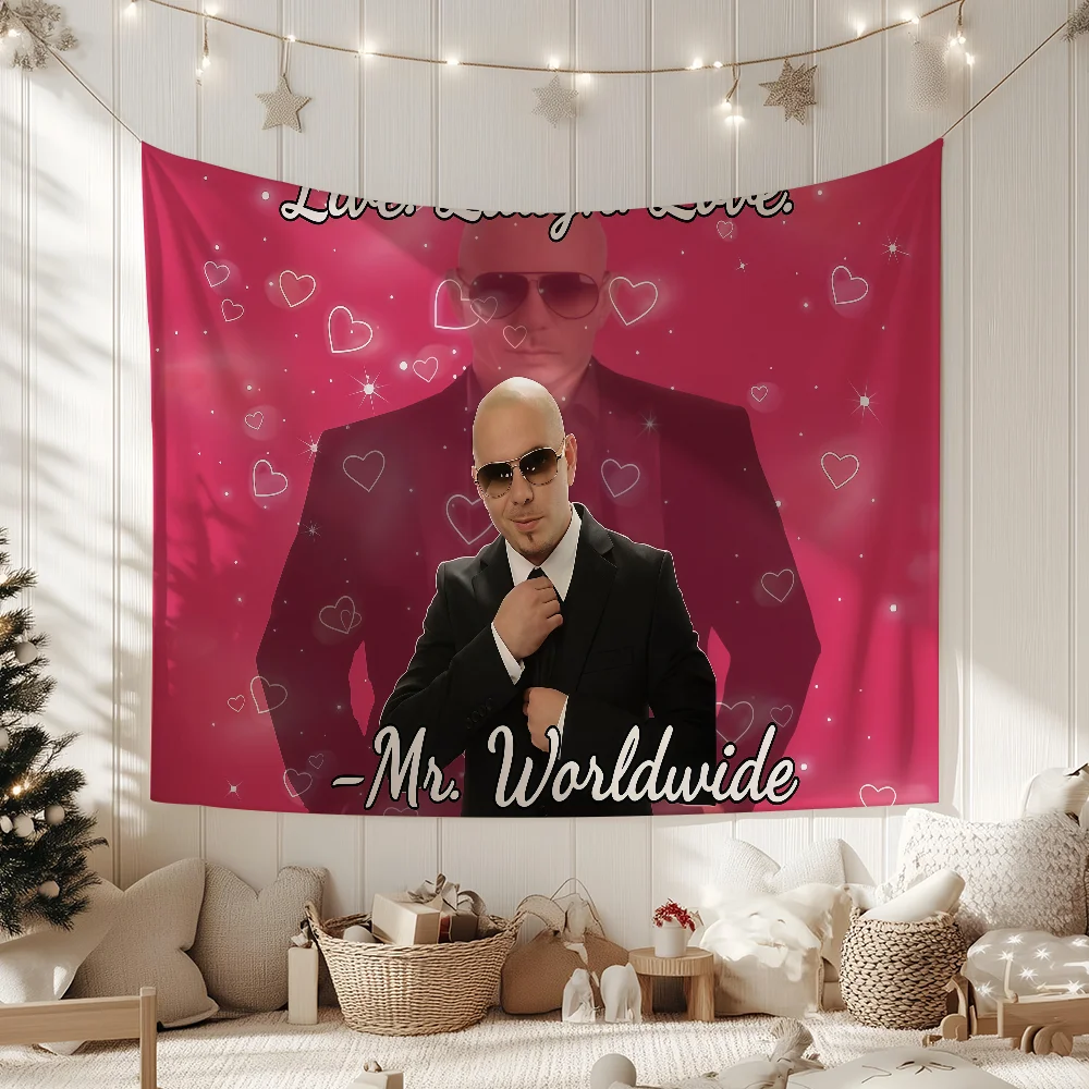 Funny Mr. Worldwide flag For Garden Party Living Room Home Wall Decor Banner Bedroom Outdoor Tapestry