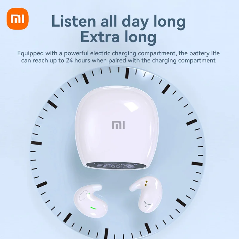 Bluetooth XIAOMI-MD528ワイヤレススポーツヘッドセット,インイヤーヘッドセット,ノイズキャンセリング,目に見えない睡眠,防水