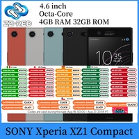 Original Sony Xperia XZ1 Compact G8441 SO-02K Mobile phone 4.6\