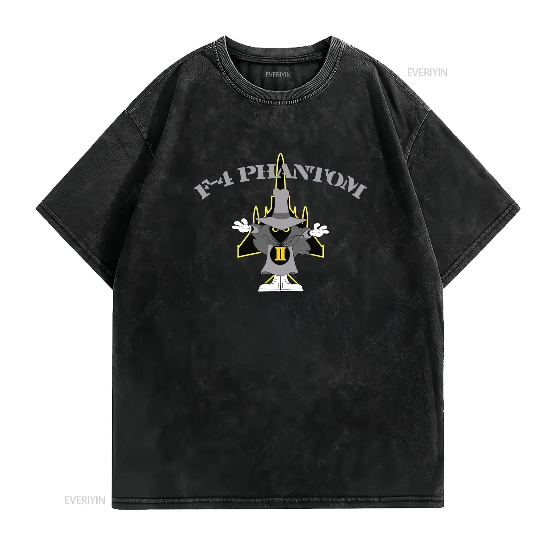 F 4 Phantom T Shirt Funny Streetwear For Veteran Family Friend vintage Washed designer clothes Comfortable Stretched Casual
