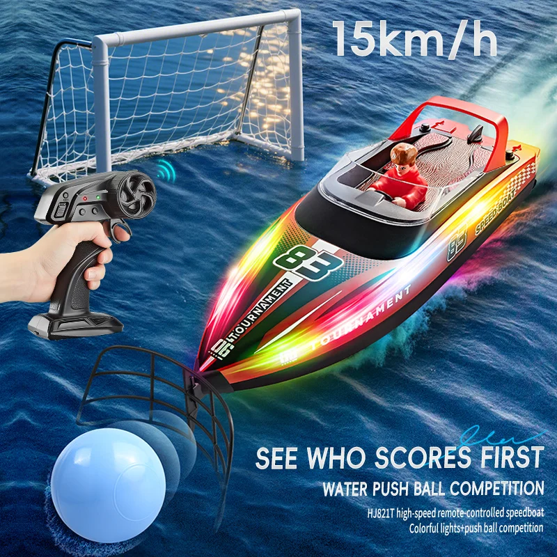 

Remote Control Boat Hj821 Double Paddle Remote Control Boat Powerful 2.4g High Speed Remote Control Boat Water Toy Boat