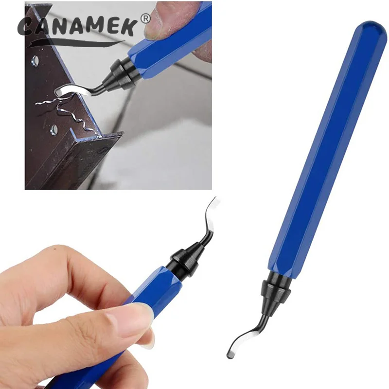 Инструмент для снятия заусенцев RB1000 с 10 лезвиями BS1010 HSS - Инструмент для снятия заусенцев для металла, алюминия, меди, пластиковых труб, 3D-печать и латунь Инструмент для снятия заусенцев RB1000 с 10 лезвиями BS1010 HSS - Инструмент для снятия заусенцев для металла, алюминия, меди, пластиковых труб, 3D-печать и латунь