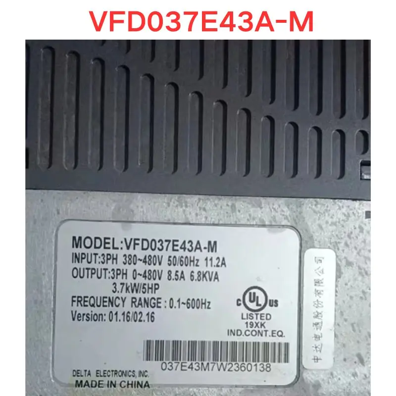 

Used VFD037E43A-M inverter Functional test OK Fast delivery