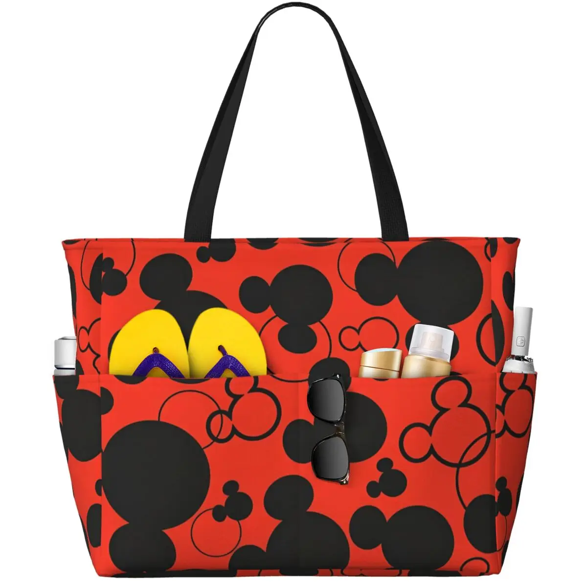 

Stylish Disney Mickey Mouse Minnie Women Tote Bag for Weekend Large Beach Bags for Gym