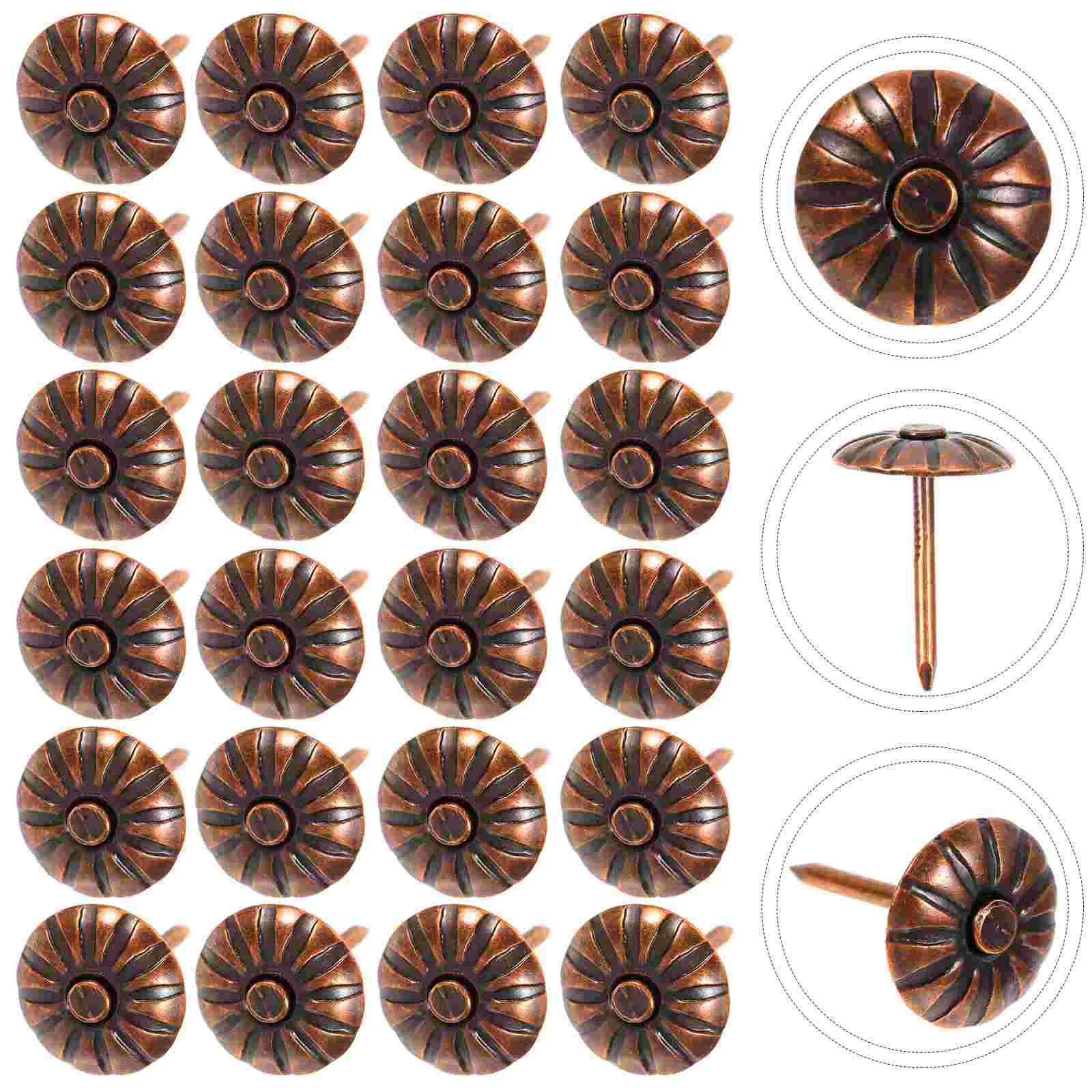 300 Pcs Decorative Push Retro Nails Upholstery Tacks for Interior Thumb Vintage Accessories