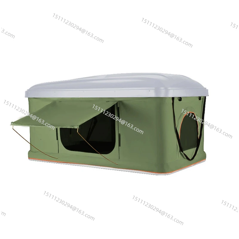 Customized Car roof tent fully automatic outdoor camping self-driving car anti-mosquito and rain-proof ABS hard-top tent