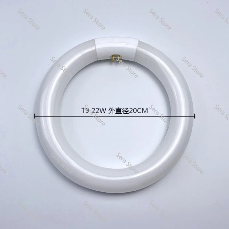 T9 Fluorescent Lamp Ring Tube 22W Circle  Energy-saving Light Thick Tube 4-PIN Outer Diameter 20 30 40cm for Desktop Magnifier