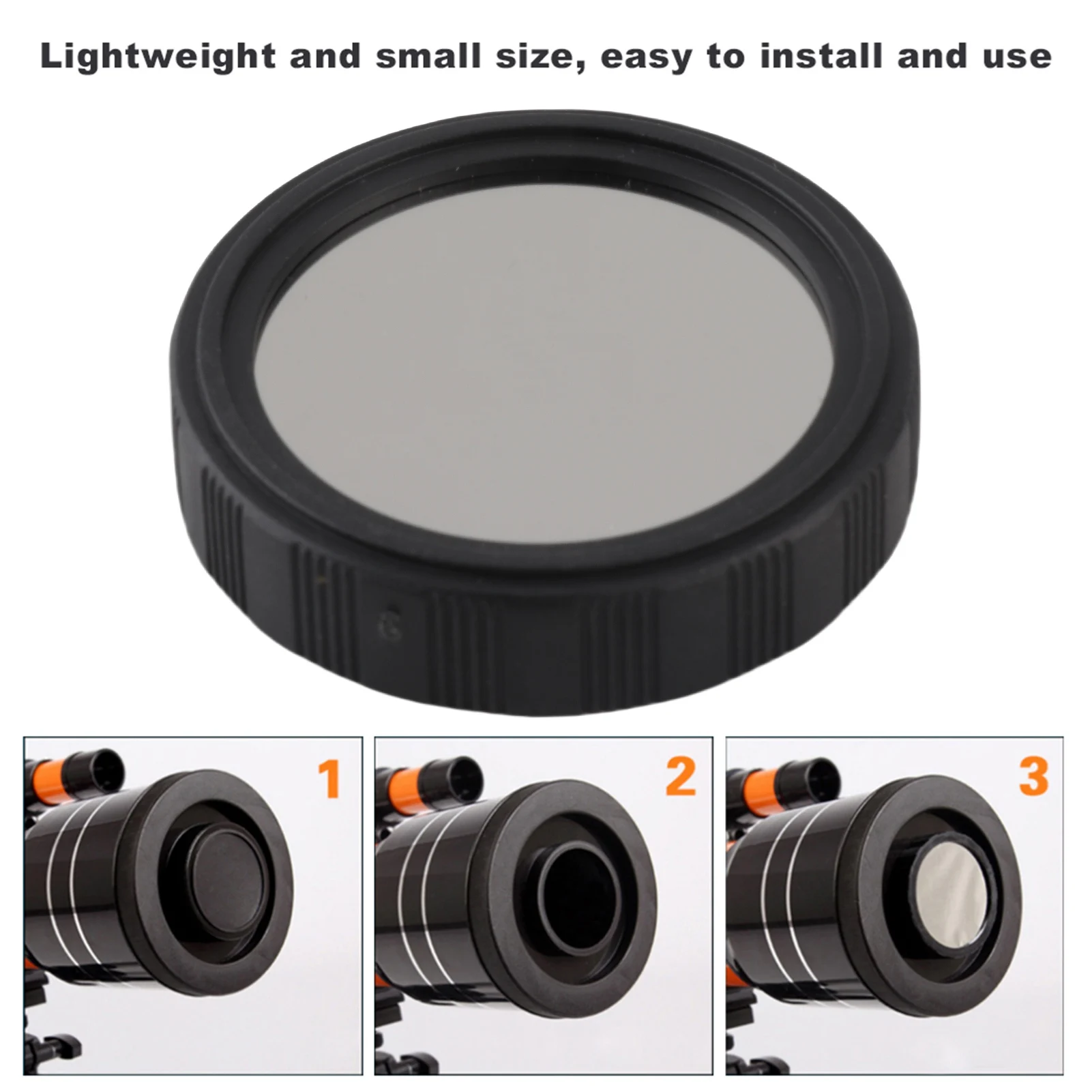 50mm Professional Astronomical Telescope Objective Lens Film  Solar Filter 5.0 Lens Film  Telescope  Objective Lens