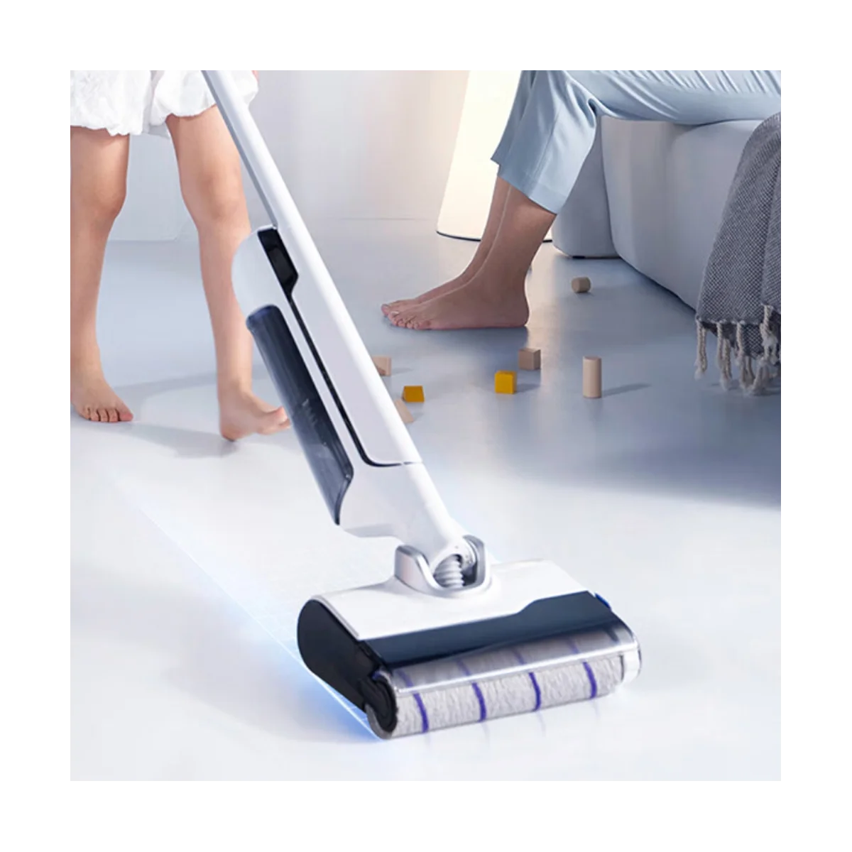 1 szt. Części zamienne do szorowarki podłogowej S1 zmywalna główna szczotka walcowa pluszowa szczotka podłogowa czyszczenie gospodarstwa domowego