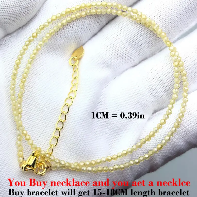 HOT Naturstein 2mm Facettierte Perlen Halskette Kristall Quarz Granat Achat Perlenketten Mode Einfacher Schmuck für Männer und Frauen Geschenke – Detail 9